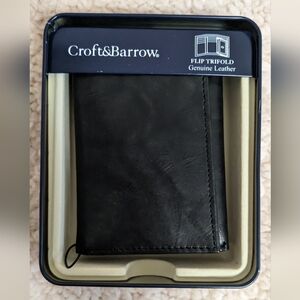 NWT Croft & Barrow black wallet